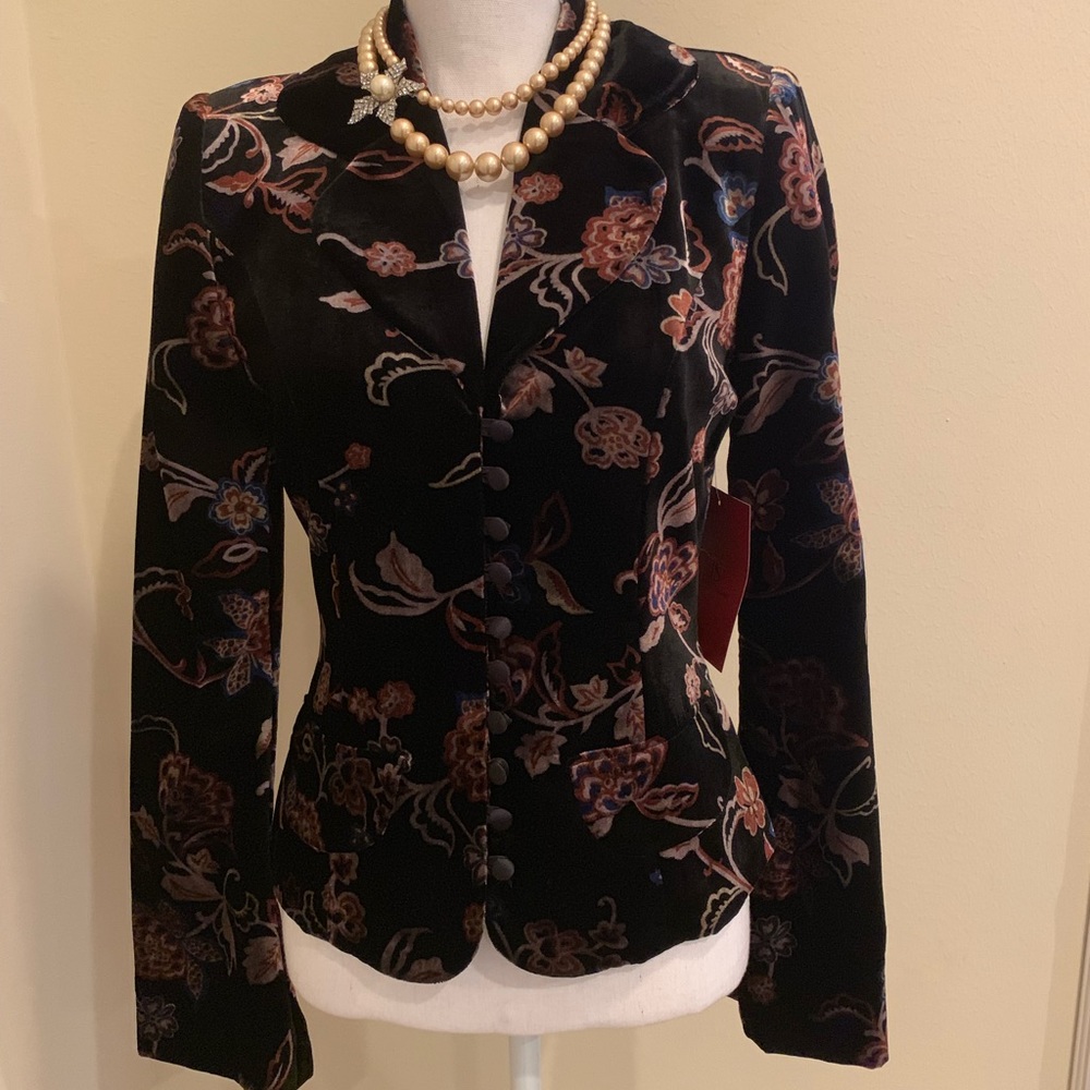 JS Collections Velvet Jacket